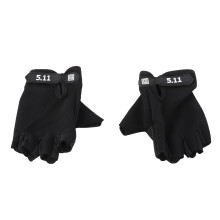 Kinder Fahrradhandschuhe mit halbem Finger, Polyester, Schwarz, 12 cm, für Kinder im Alter von 4-7 Jahren