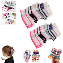 Book Hair Clips with Literary Book Design, Durable Alloy Claw for Thick Hair, Pink BacktoSchool Style