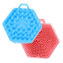 2pcs Silicone Body and Scalp Scrubber DualSided Exfoliating Shower Brush with Gentle Massage Grip