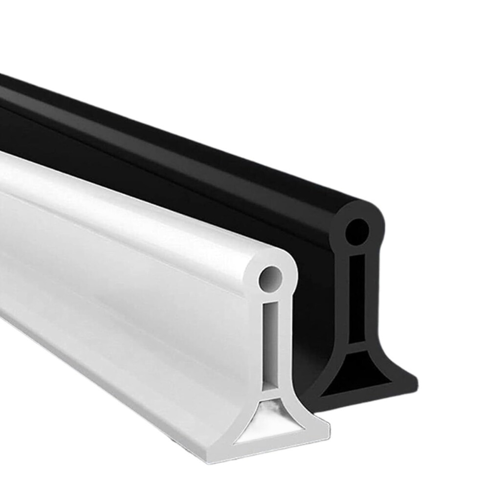 Shower Water Guard 0.8M Black Lowprofile Shower Threshold Dam Water Retention System 9330225896029