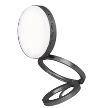 Selfie Ring Light with Adjustable Brightness, USB Rechargeable ClipOn Phone Light for Makeup and Travel