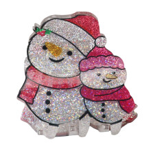 Christmas Hair Clip Acrylic Cute Hair Accessories for Women and Girls Festive Holiday Hairpin 9 Colors
