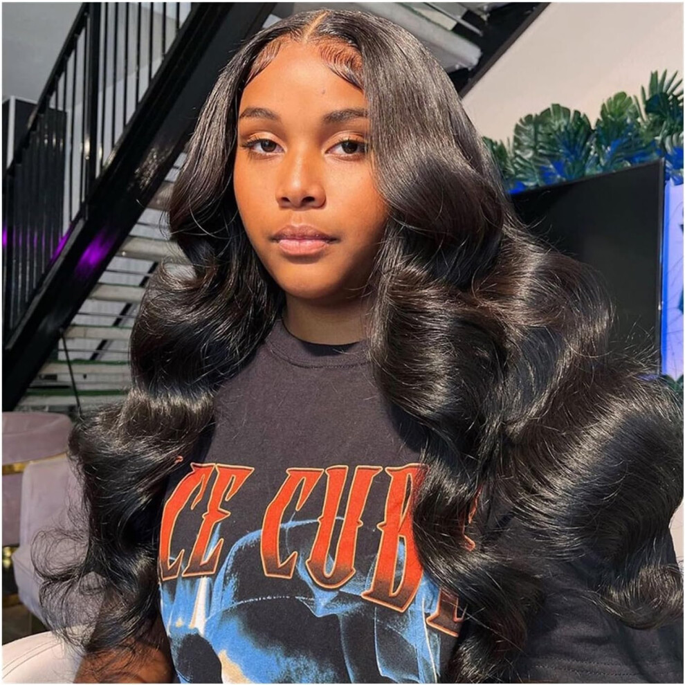 Unisex 8 Inch 5X5 Hd Lace Closure Human Hair Wig Deep Wave Natural Hairline For Women
