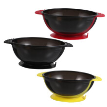 3pcs Hair Dye Bowl Set Silicone Wide Deep Easy Clean for Salon and Home Use
