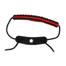 Nylon Rope Bow Archery Wrist Sling Adjustable Red for Hunting & Shooting