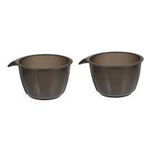 Hair Dye Mixing Bowl Set 2 Pcs Large Wide Deep Reusable Plastic Tint Bowls for Salon and Home Use