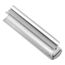 Metal Guitar Slide Zinc Alloy Silver Finish for Electric and Acoustic Guitars Smooth Sustain