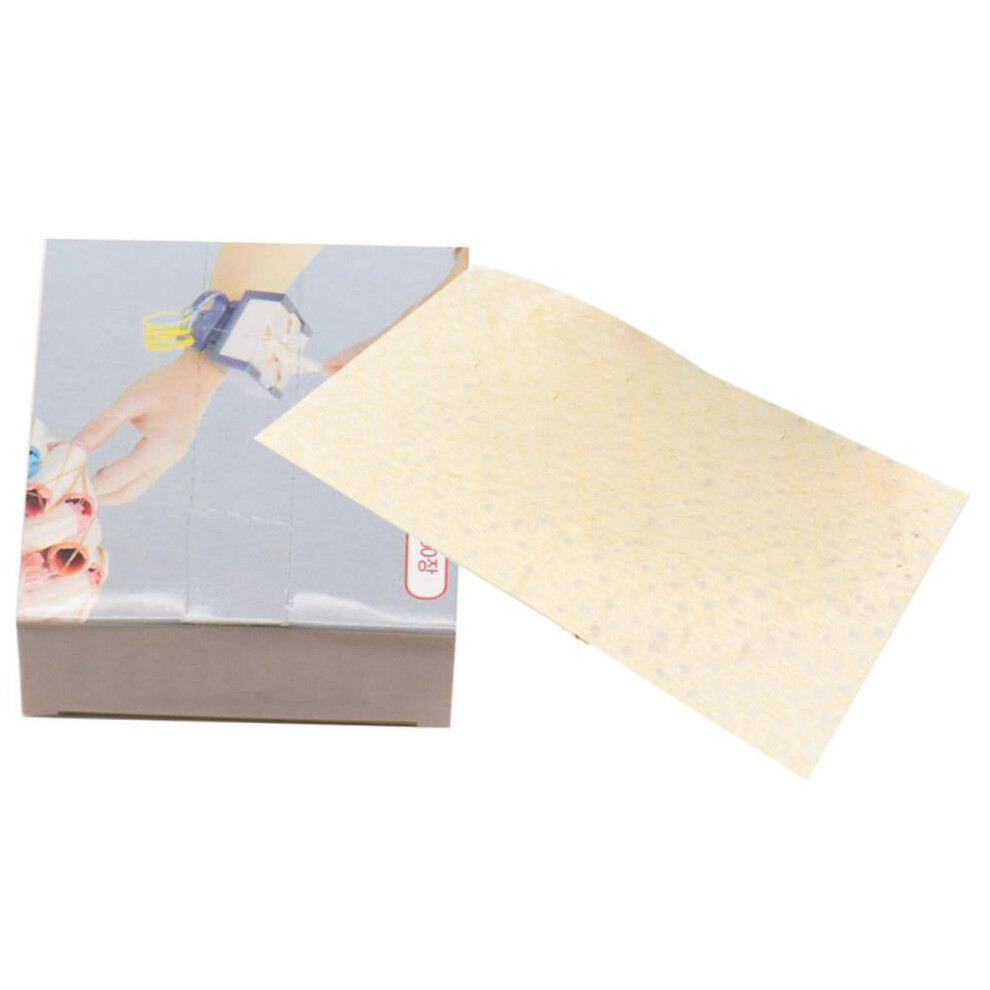 Heat Resistant Perm End Papers with Wristmounted Dispenser for Salon Hair Curling Wraps