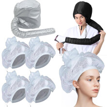 Curly Hair Drying Cap with Adjustable Mesh Plopping Bonnet for Frizz Control and Overnight Curl Protection