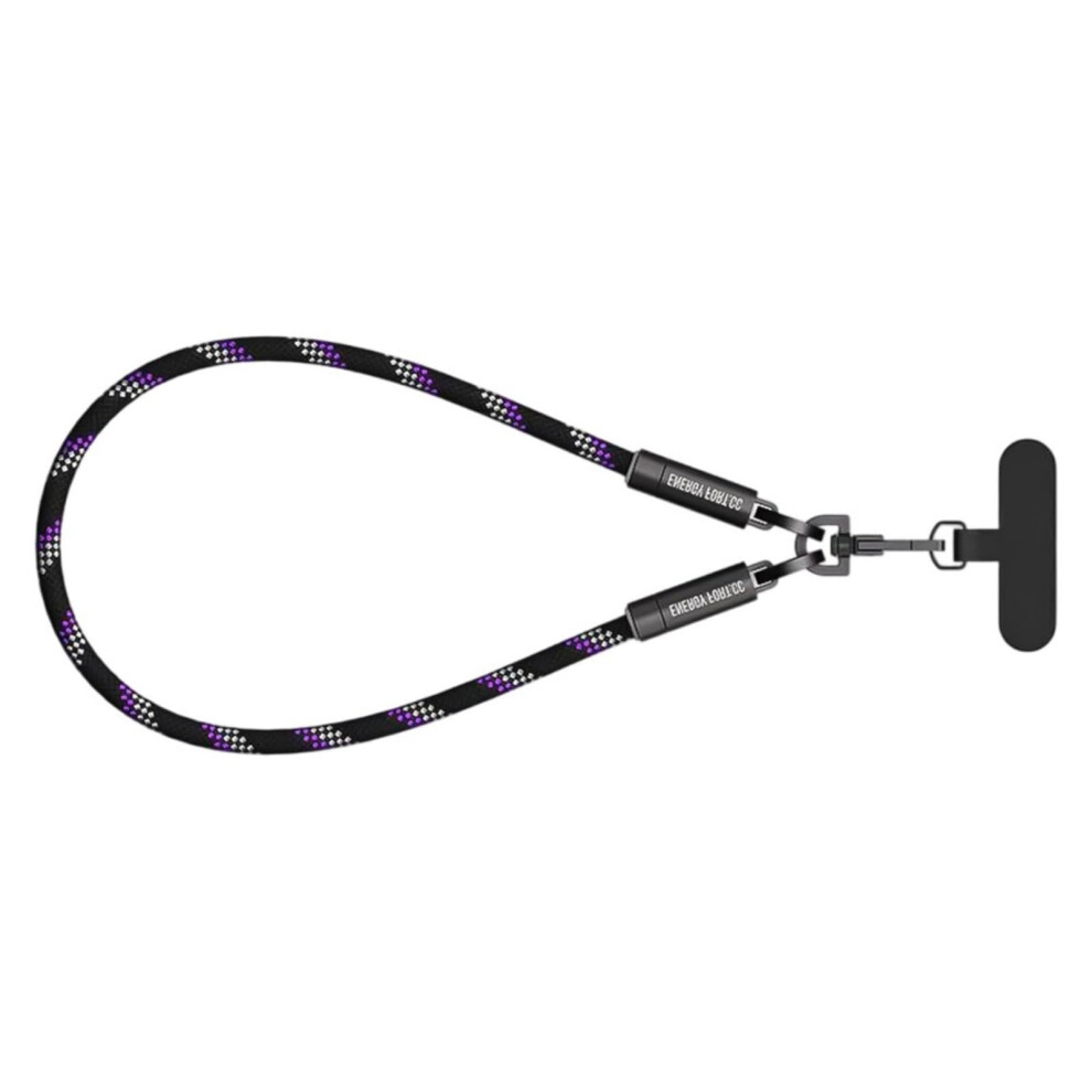 Crossbody Phone Lanyard With Patches, Adjustable Phone Crossbody Strap, 240W Fast Charging Cable 9330225925194