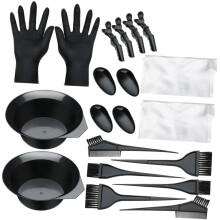 Hair Dye Bowl Set with Brush – NoMess Mixing and Precise Application for Salon and Home Use