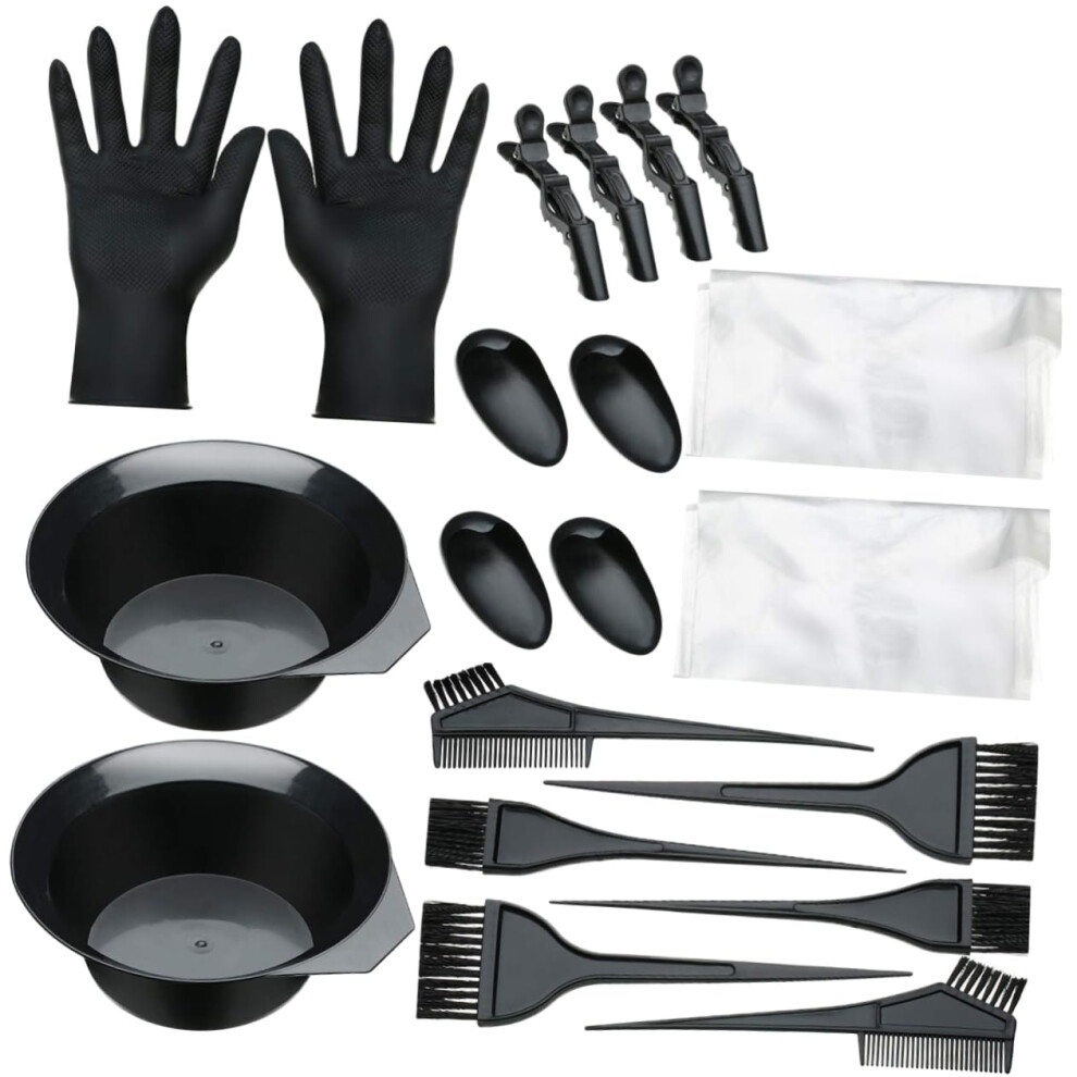Hair Dye Bowl Set with Brush â NoMess Mixing and Precise Application for Salon and Home Use