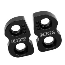 Falträder V-Bremsenverlängerung 14-16 auf 16-18, 406 bis 451 mm, schwarz, aus Aluminium