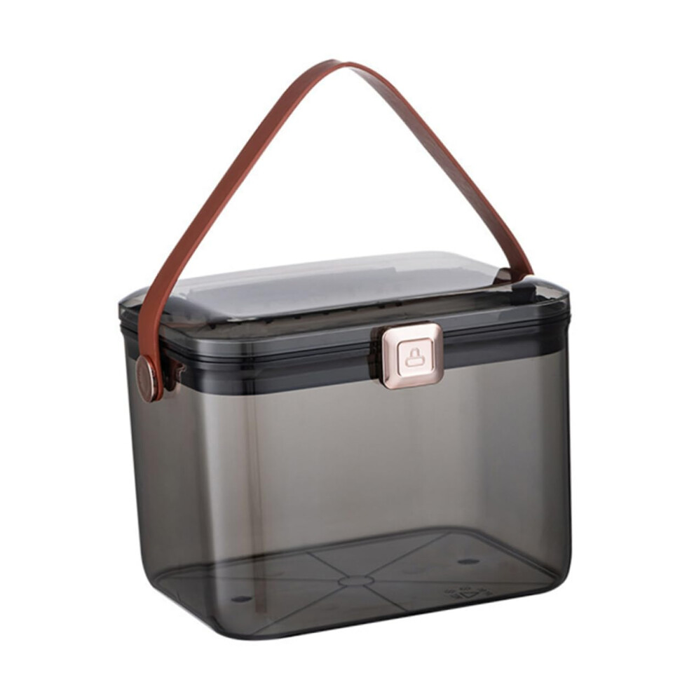 Lockable First Aid Kit and Medicine Storage Box with Large Capacity Organizer for Home Use