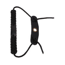Nylon Bow Archery Wrist Sling Adjustable for Hunting Shooting Black