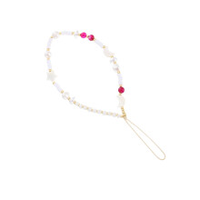 Phone Lanyard and Phone Charm, Pearl Beaded Phone Wrist Strap, 3in1, AntiDrop, Universal