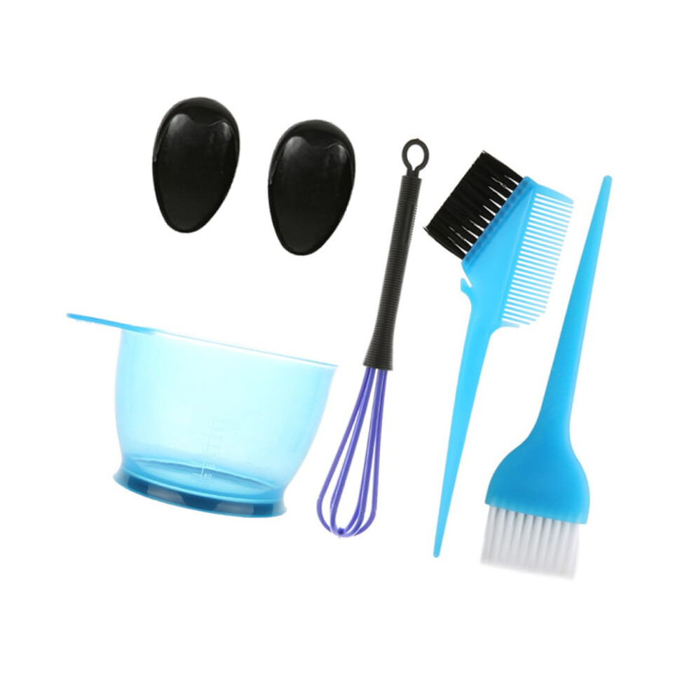 Hair Dye Kit with Mixing Bowl Brush Earmuffs Whisk, Reusable Hair Coloring Tools for Salon and Home