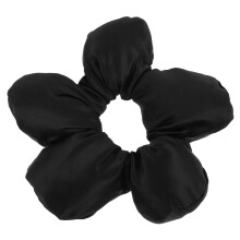 Oversized Flower Hair Scrunchie for Women, Large Elastic Hair Tie for Thick Hair Ponytails and Buns