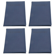 Passport Holder and Cover, Soft PU Leather Travel Wallet Organizer with ID Card Slot