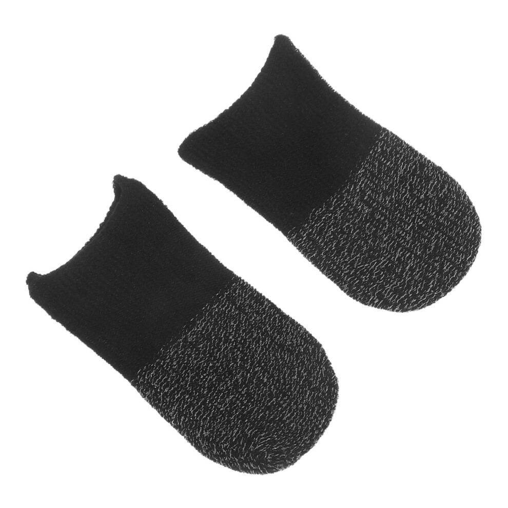 Gaming Finger Sleeves 10 Pairs, Breathable Antislip Conductive Fiber For Mobile Gaming 9073542657668