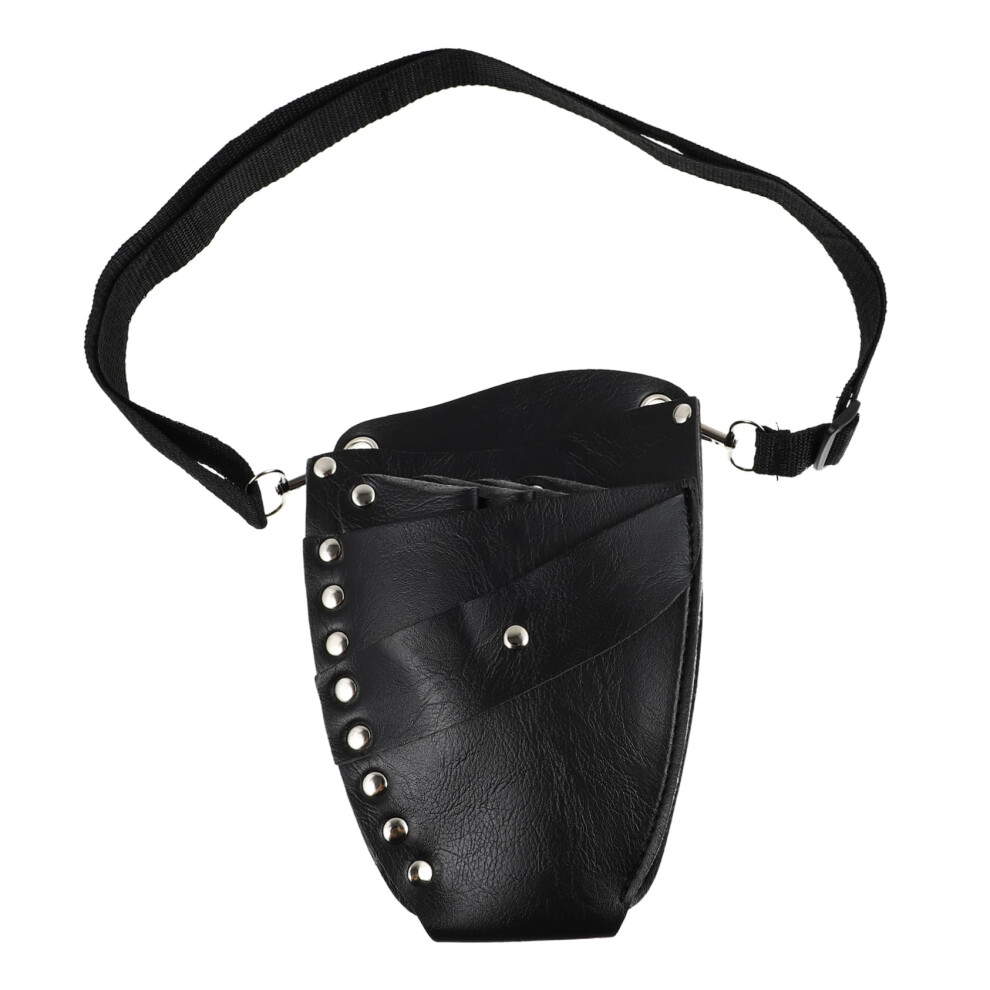 Barber Tool Belt With Multiple Pockets, Adjustable Waist Hairdressing Bag And Scissor Pouch 9455672536011