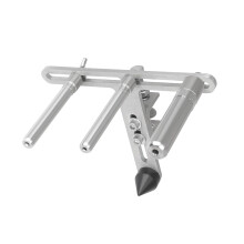 Adjustable Trumpet Tool with Protective Soft Pads, Multifunction Brass Instrument Polishing Bracket