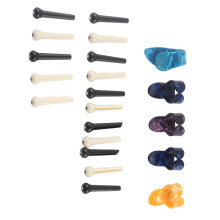Guitar Accessory Kit 3 Set with Metal Strings Capo Picks Winder