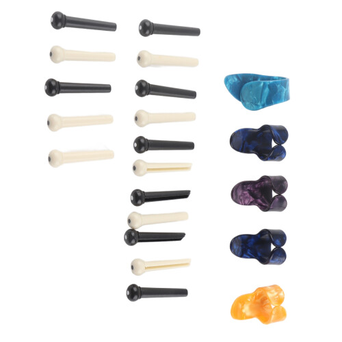 Guitar Accessory Kit 3 Set with Metal Strings Capo Picks Winder