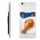 Phone Card Holder Adhesive Wallet, Fried Chicken Drumstick Leather Stick On for iPhone Android 1