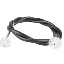 French Horn Cleaning Brush with Flexible Rope and Durable Steel Bristles for Brass Instruments