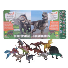 Kids Dinosaur Sound Book with 12 Realistic Roars, Bright Colors, Interactive Learning