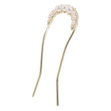 U Shaped Pearl Hair Pin for Women Elegant Hair Fork for Buns and Updo Hairstyles