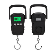 Digital Luggage Scale 50kg with Backlit Display and Measuring Tape for Travel and