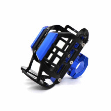 Motorcycle Cup Holder for BMW F900R F900XR, 360 Adjustable Metal Drink Holder, Universal Handlebar Mount, Blue