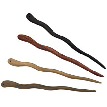 Wooden Hair Sticks for Updos, 4pcs Sandalwood Hair Pins for Women, Secure Hold for Bun Styles