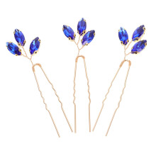 3pcs U Shaped Rhinestone Bridal Hair Pins Elegant Wedding Hair Accessories for Updos Brides