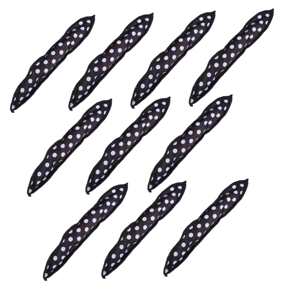 Sponge Hair Rollers 10pcs Heatless Overnight Curlers for Women Soft Waves Comfortable Styling