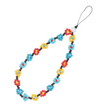 Beaded Phone Charm Wrist Strap Lanyard, Handmade Boho AntiLoss, Adjustable Length for Adults