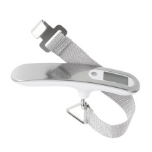 Hanging Digital Luggage Scale with Webbing Strap for Travel Suitcases, Avoid Overweight Fees