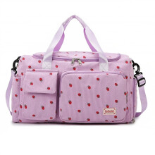 Weekender Bag for Women, Gym Bag with Shoe Compartment, Carry On Travel Duffel Purple