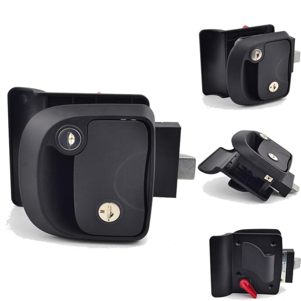 R3 Mechanical Rv Door Lock Zinc Alloy Push Type Quick Close For Motorhome Campervan Silver 9330225906957