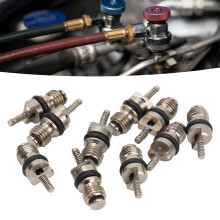 20Pcs Car AC Valve Core Copper High Pressure Replacement 18.55mm