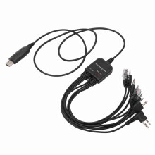8-in-1 USB Programming Cable for Walkie Talkies, High Performance