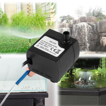 Pompa sommersa piccola da 4 W, 280 L/h, 8 mm/6 mm, in plastica