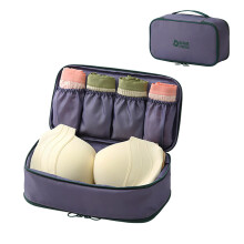Travel Bra Organizer and Lingerie Travel Bag Waterproof MultiCompartment Underwear Packing Cube