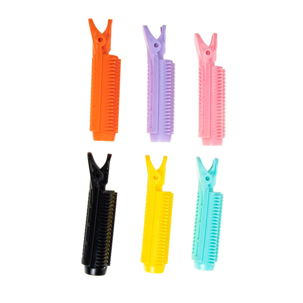 6pcs Hair Root Volume Clips NonDamaging Heat Rollers for Curly and Straight Styles