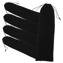 Hair Straightener Storage Bag Set with Protective Soft Lint and Drawstring Closure for Curling Iron Travel