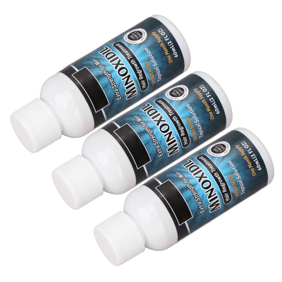 Men's Hair Growth Serum 3x60ml, Nourishing Beard & Baldness Care