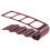 Brown 4-Compartment Remote Control Holder 7 x 18cm 1