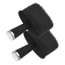 2 Pcs Neck Duster Brush Set with Soft Bristles for Precise Hair Removal, Barber and Salon Use